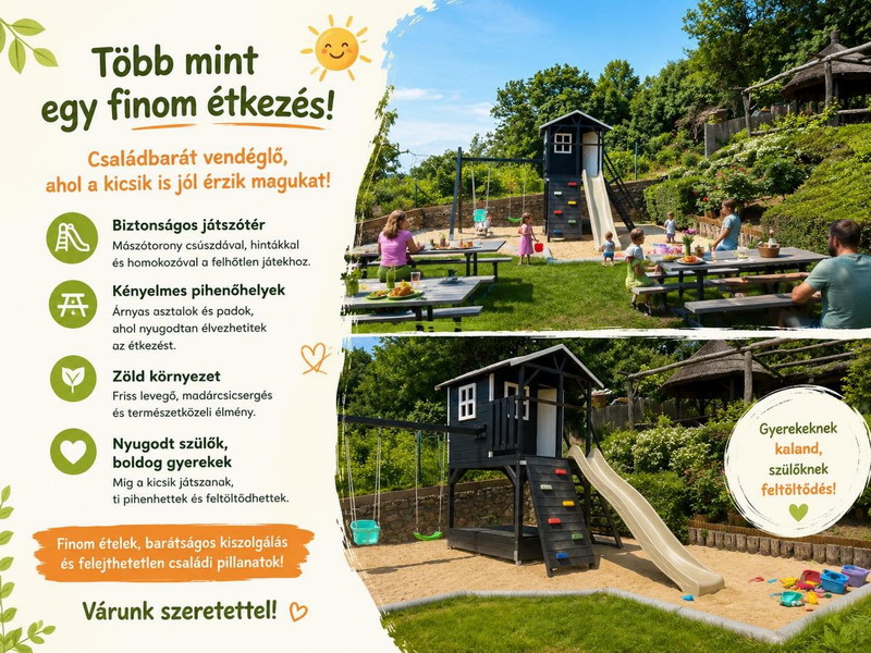 Családbarát Vendéglő és étterem Badacsonyban